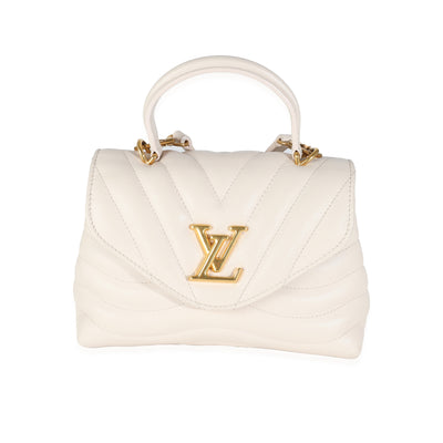 Ivory Calfskin New Wave Top Handle Bag