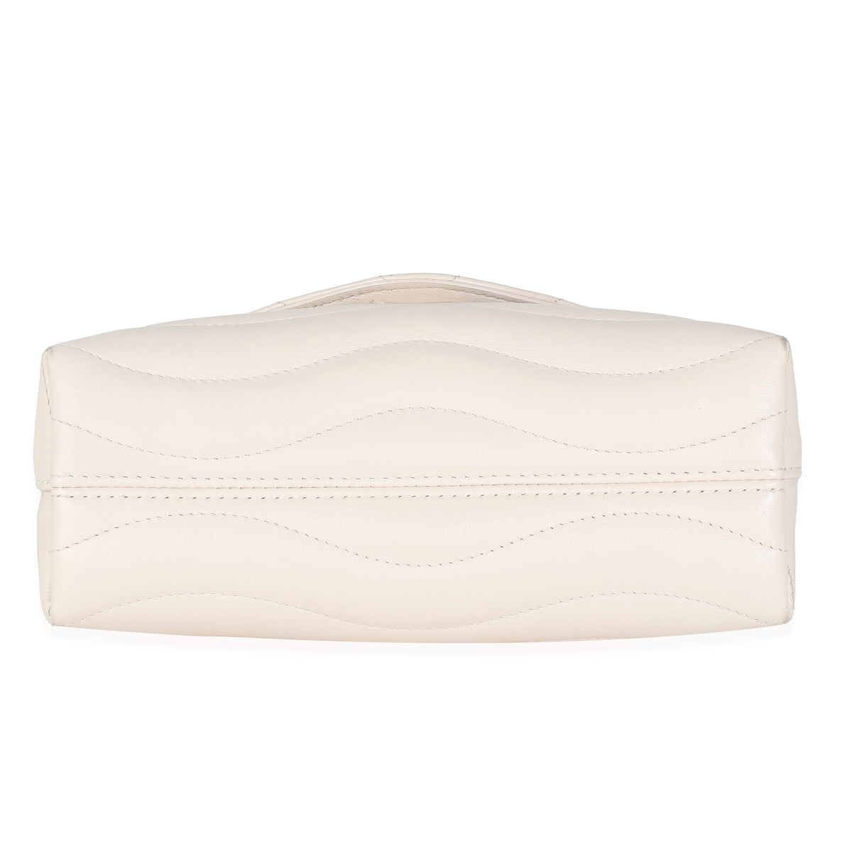 Ivory Calfskin New Wave Top Handle Bag