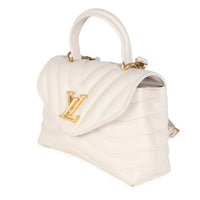 Ivory Calfskin New Wave Top Handle Bag