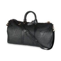 Black Giant Monogram Empreinte Keepall Bandouliere 45