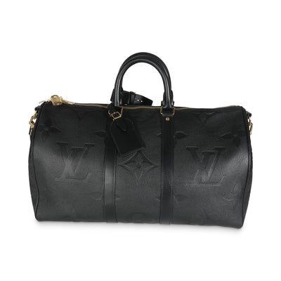 Black Giant Monogram Empreinte Keepall Bandouliere 45