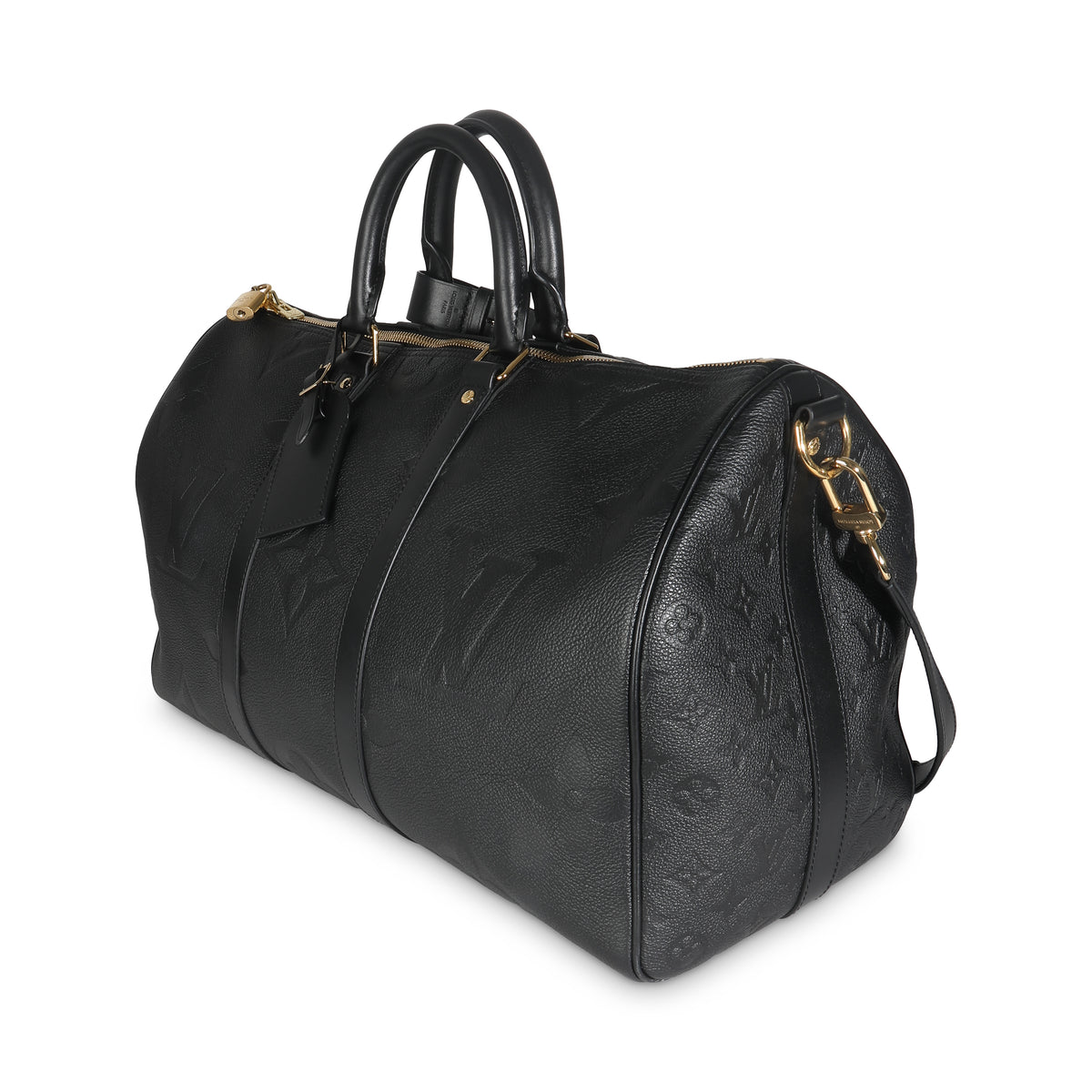 Black Giant Monogram Empreinte Keepall Bandouliere 45