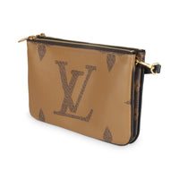 Reverse Monogram Canvas Double Zip Pochette