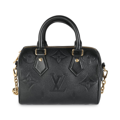 Black Monogram Empreinte Speedy Bandouliere 20