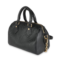 Black Monogram Empreinte Speedy Bandouliere 20