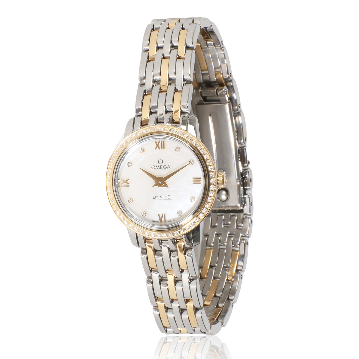 DeVille Prestige 424.25.24.60.55.001 Womens Watch in 18kt Stainless Steel