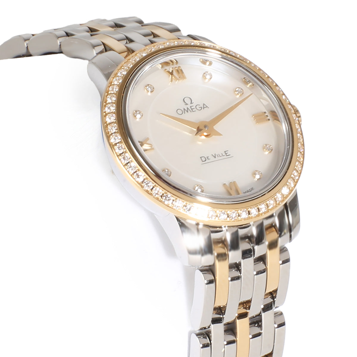 DeVille Prestige 424.25.24.60.55.001 Womens Watch in 18kt Stainless Steel