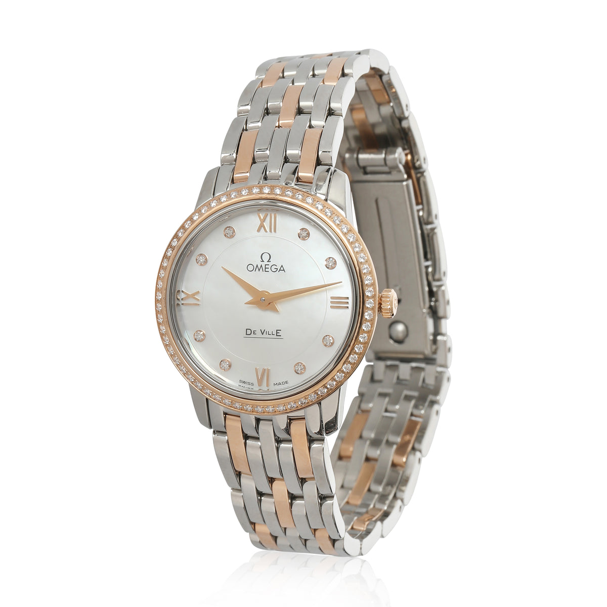 DeVille Prestige 424.25.27.60.55.002 Womens Watch in 18kt Stainless Steel