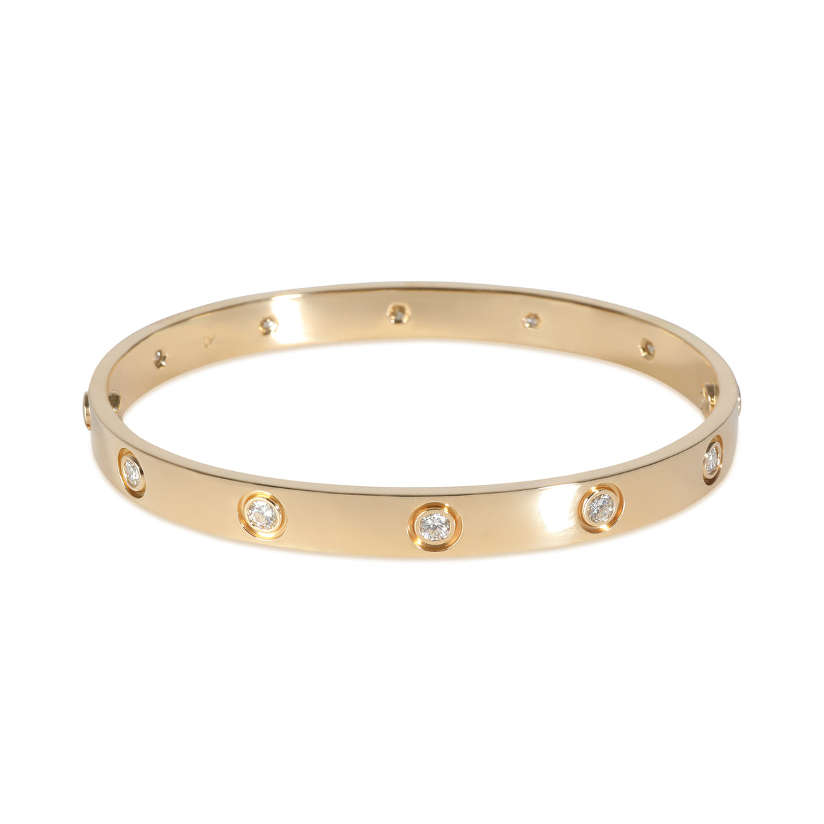 Love Bracelet, 10 Diamonds (Yellow Gold)