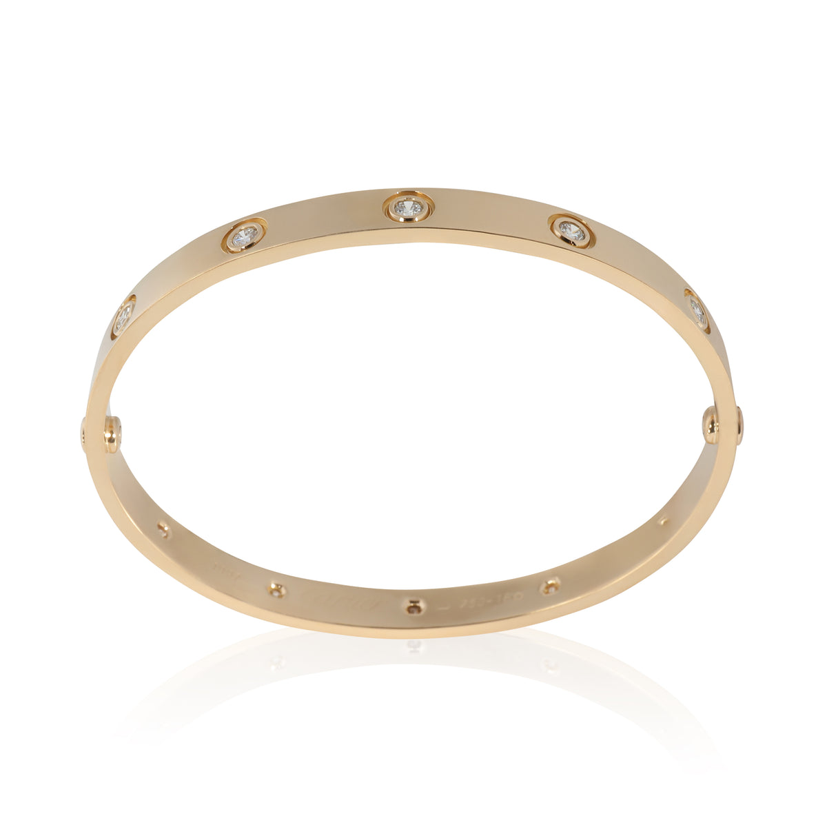 Love Bracelet, 10 Diamonds (Yellow Gold)