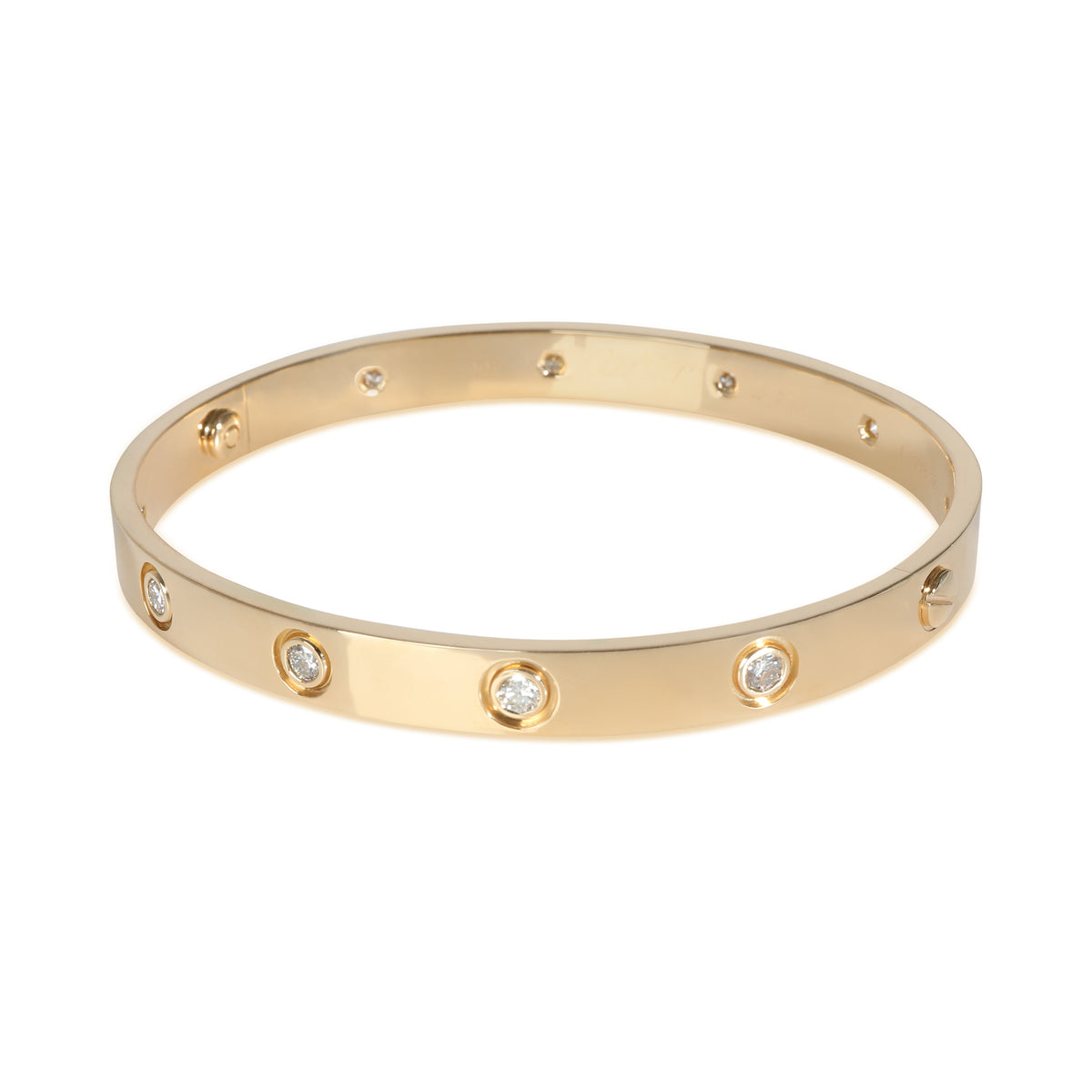 Love Bracelet, 10 Diamonds (Yellow Gold)