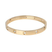 Love Bracelet, 10 Diamonds (Yellow Gold)