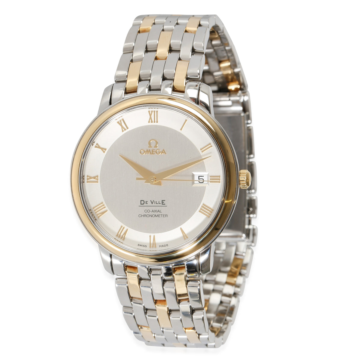 DeVille Prestige 4374.31.00 Mens Watch in 18k Stainless Steel/Yellow Gold