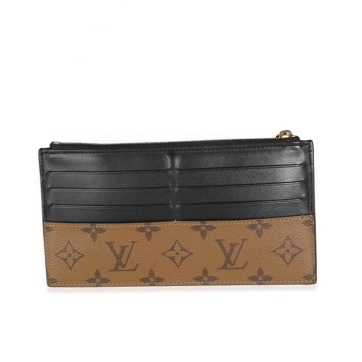 Monogram Reverse Canvas Slim Purse