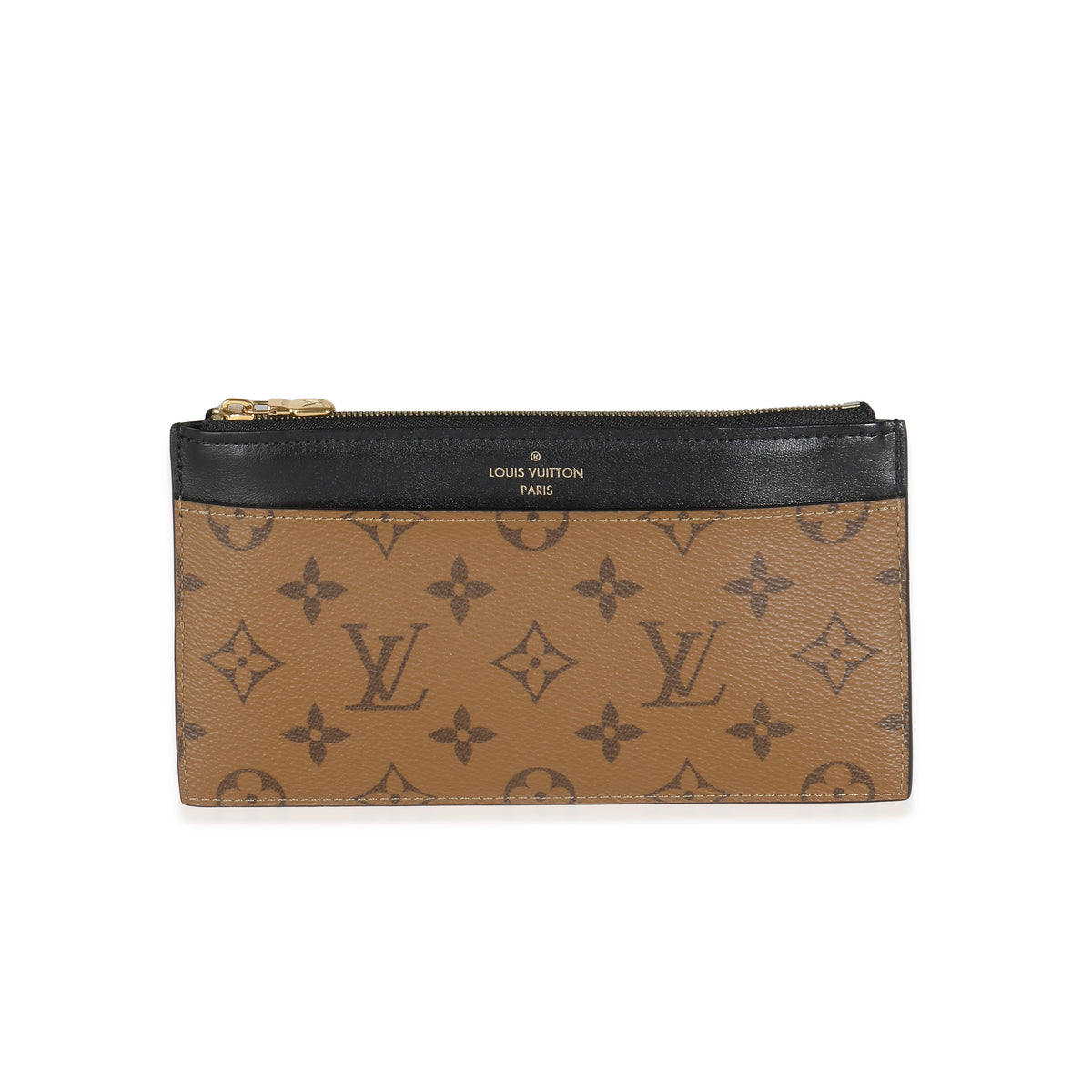 Monogram Reverse Canvas Slim Purse