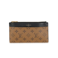 Monogram Reverse Canvas Slim Purse