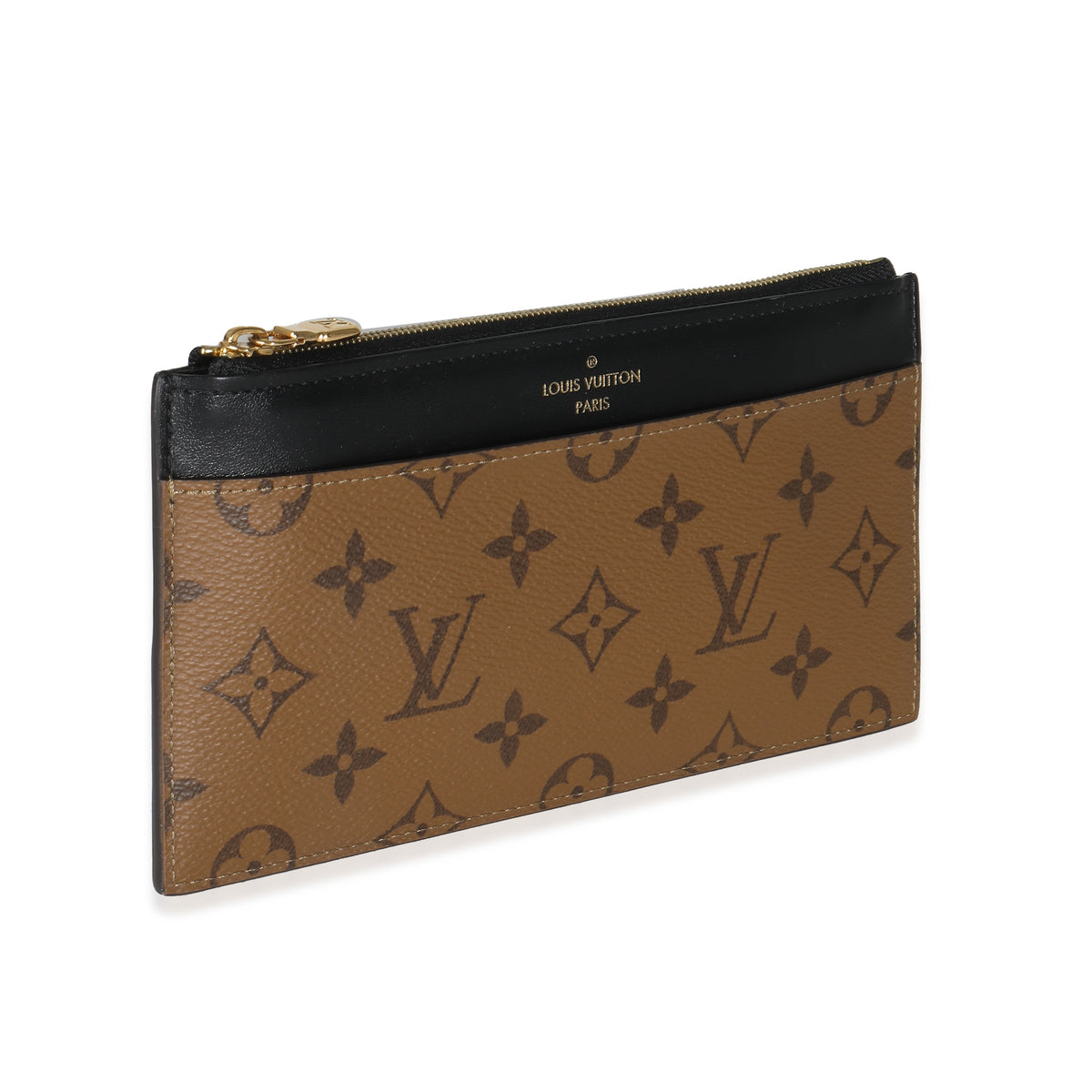 Monogram Reverse Canvas Slim Purse