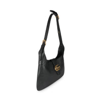 Black Goatskin Medium Aphrodite Shoulder Bag