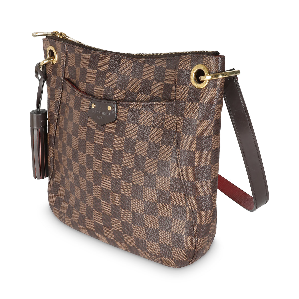 Damier Ebene Canvas South Bank Besace