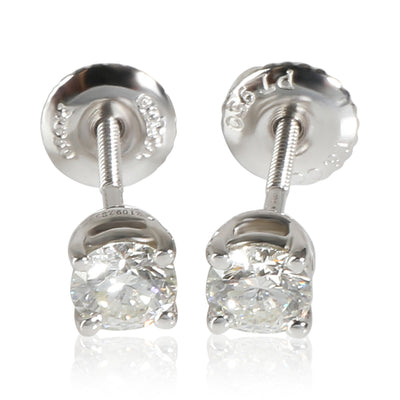 Diamond Earrings in  Platinum H VS1 0.52 CTW