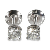 Diamond Earrings in  Platinum H VS1 0.52 CTW