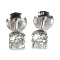 Diamond Earrings in  Platinum H VS1 0.52 CTW