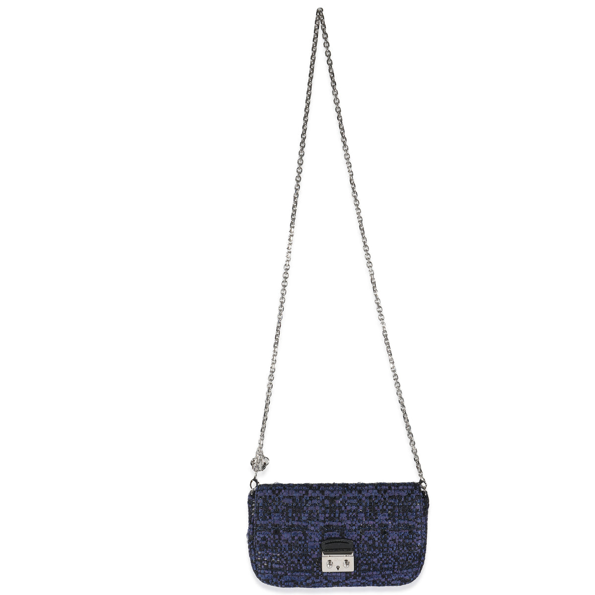 Navy Tweed Miss Dior Promenade Crossbody