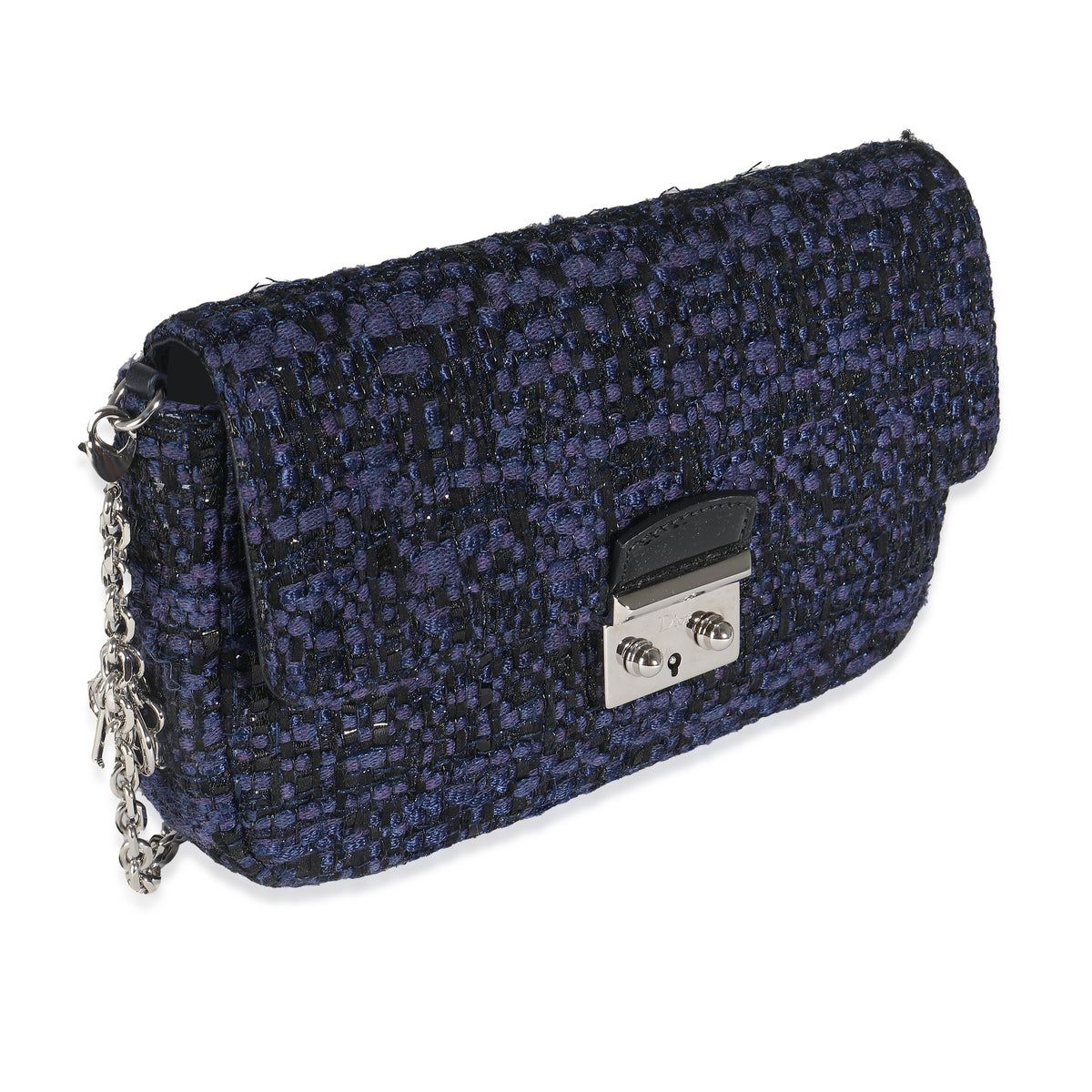 Navy Tweed Miss Dior Promenade Crossbody