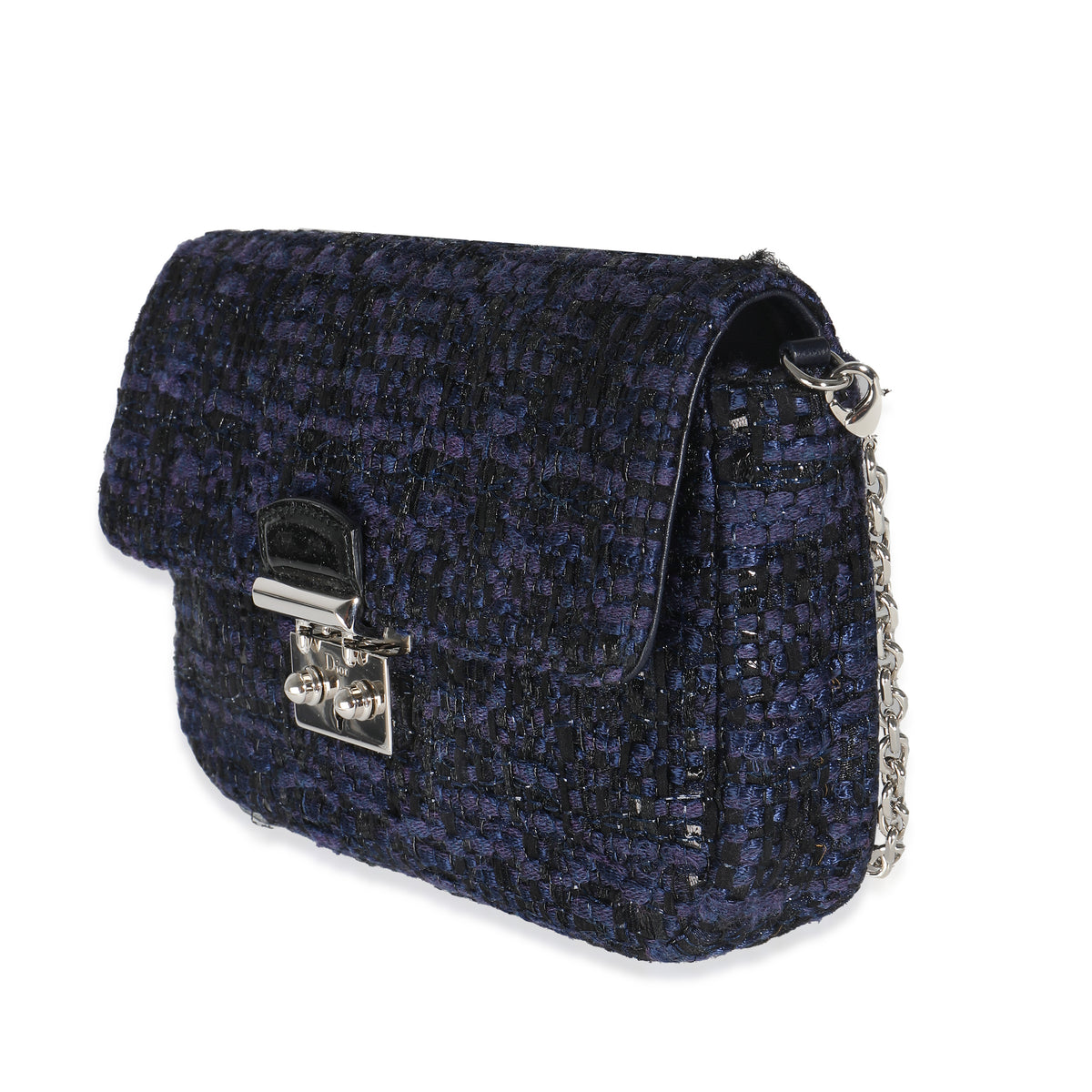 Navy Tweed Miss Dior Promenade Crossbody