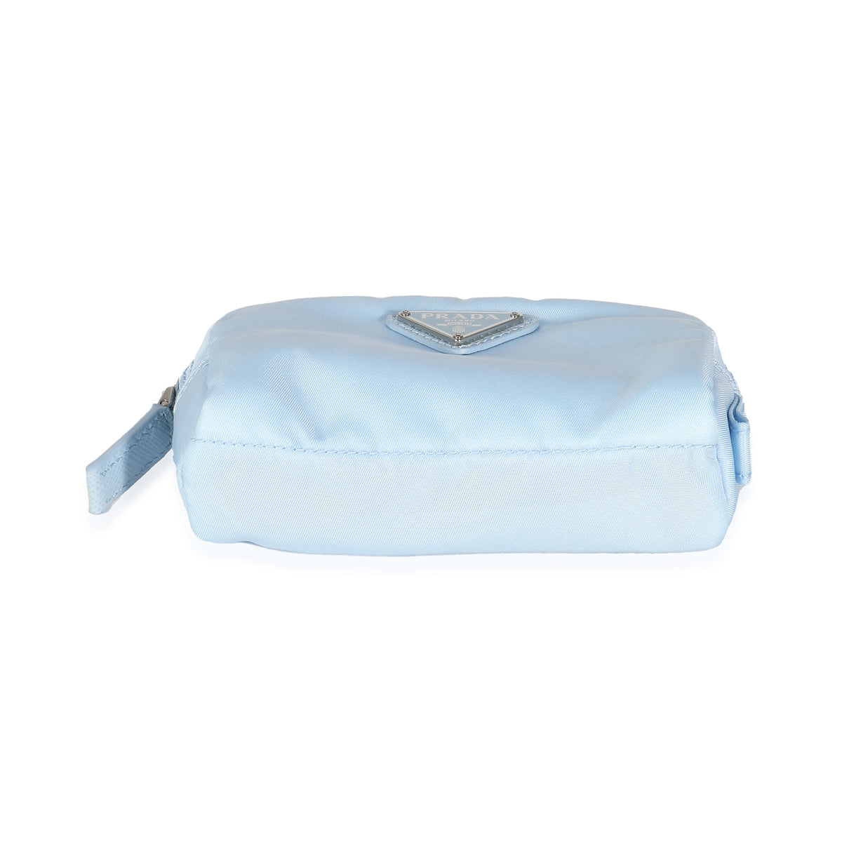 Light Blue Re-Nylon Necessaire Pouch