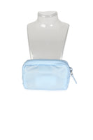 Light Blue Re-Nylon Necessaire Pouch