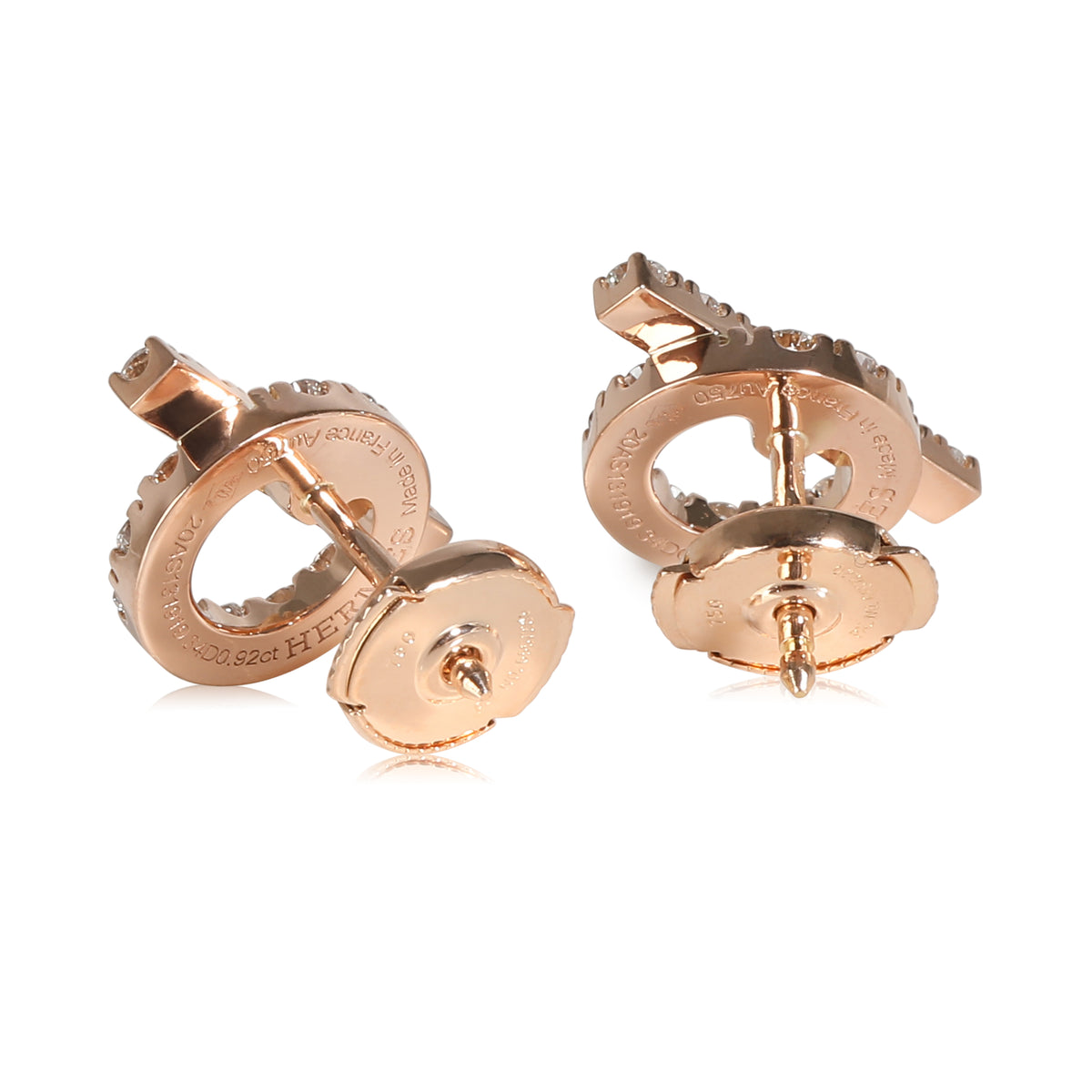 Finesse Earrings in 18k Rose Gold 0.92 CTW