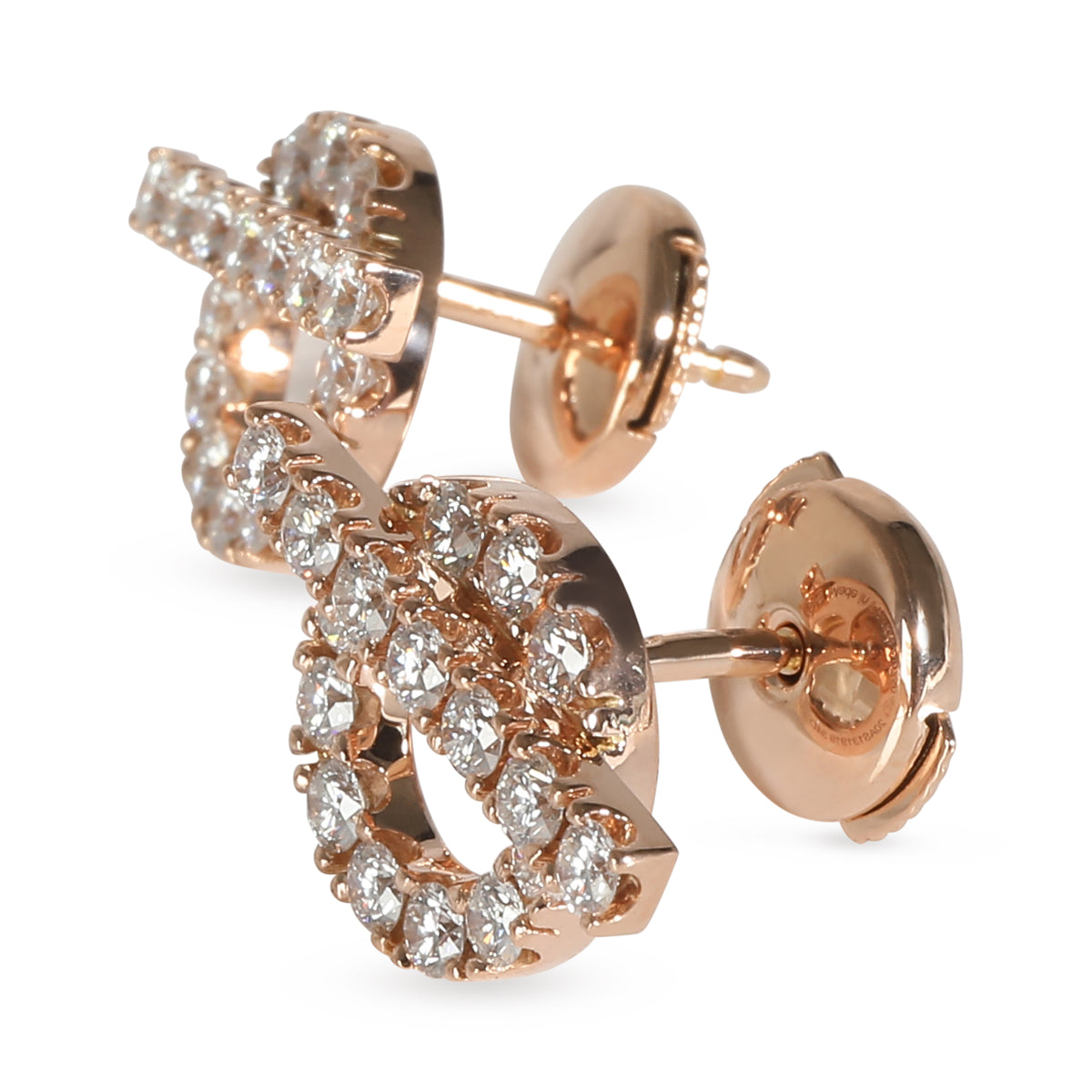 Finesse Earrings in 18k Rose Gold 0.92 CTW