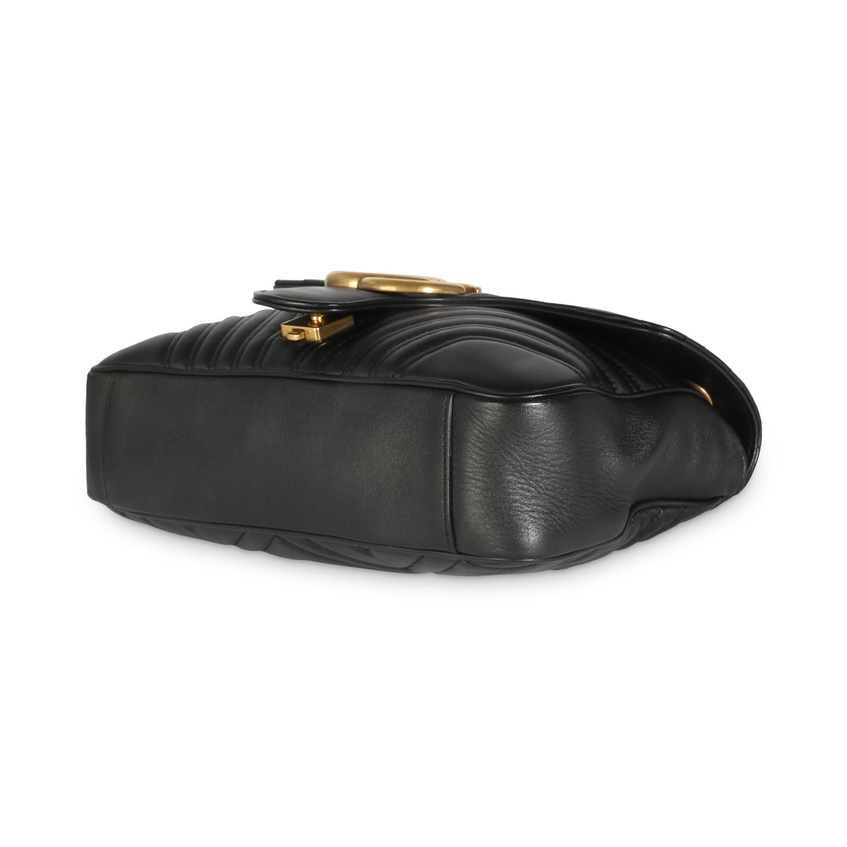 Black Matelasse Calfskin Medium GG Marmont Bag