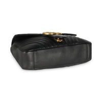 Black Matelasse Calfskin Medium GG Marmont Bag