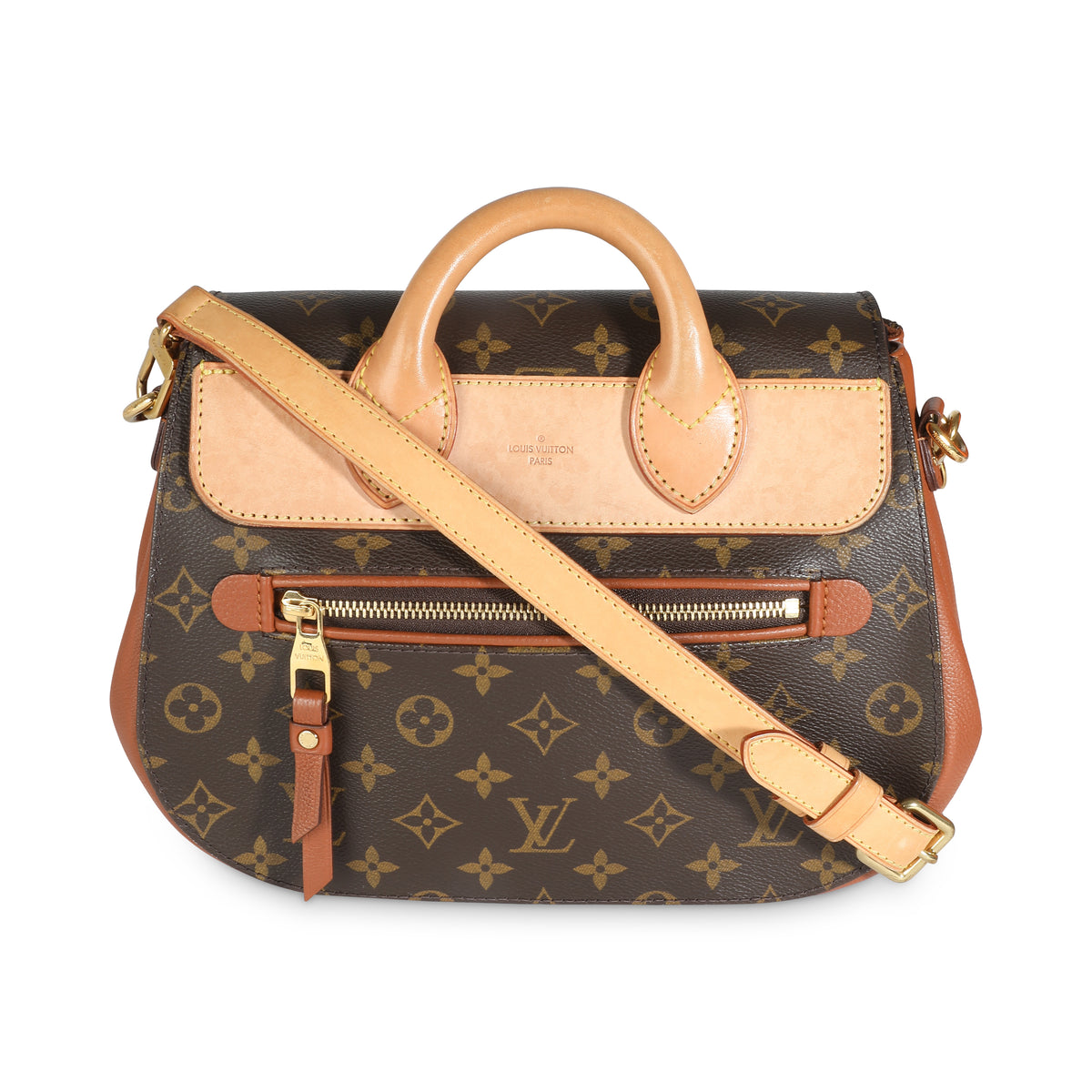 Caramel Monogram Canvas Eden MM