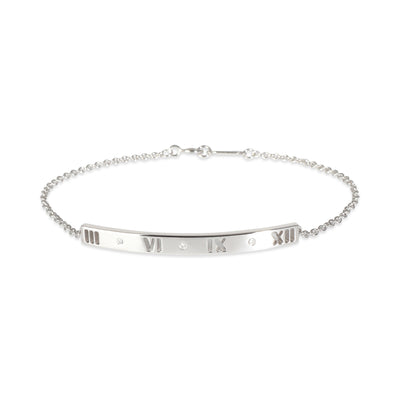 Atlas Bracelet in 18k White Gold 0.03 CTW