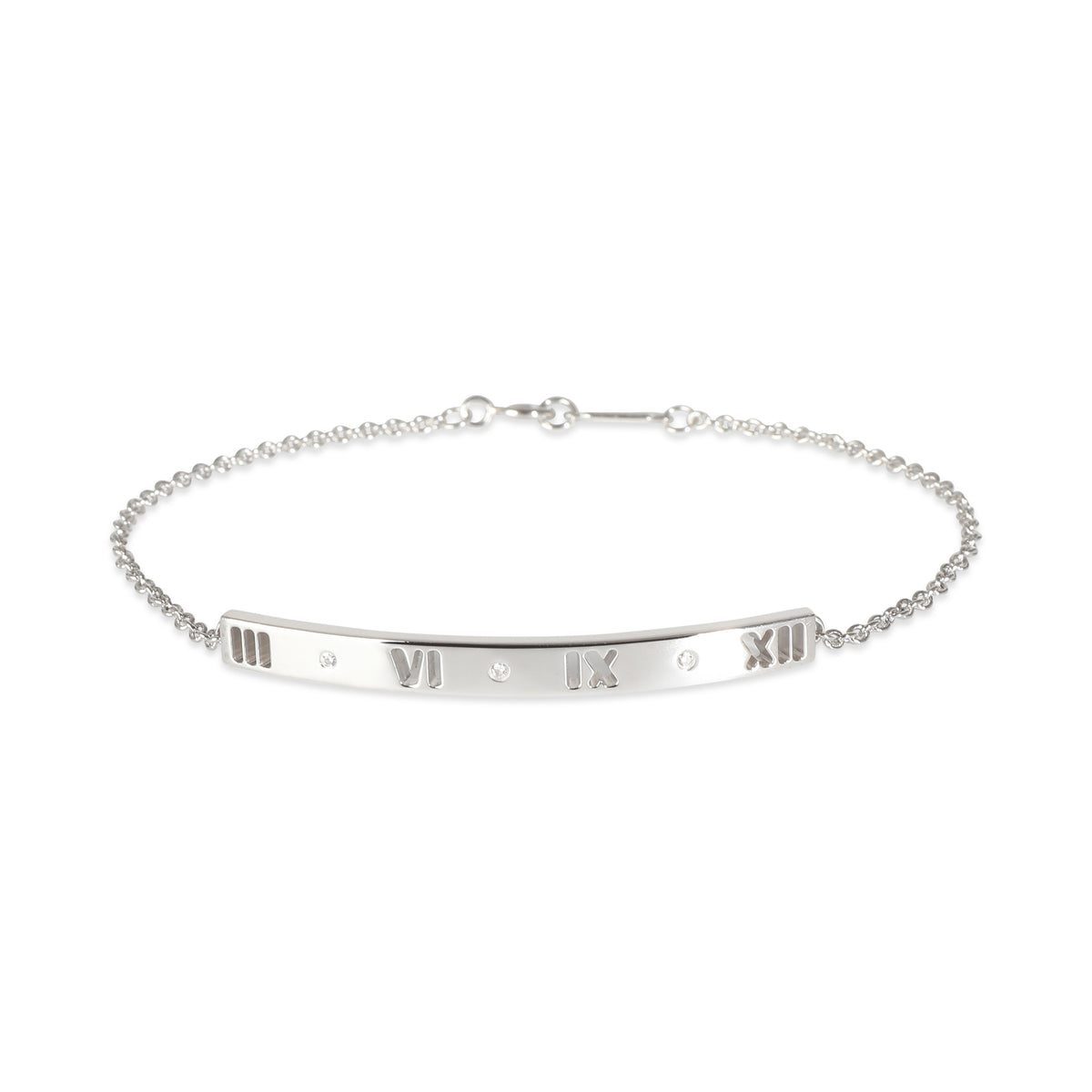 Atlas Bracelet in 18k White Gold 0.03 CTW