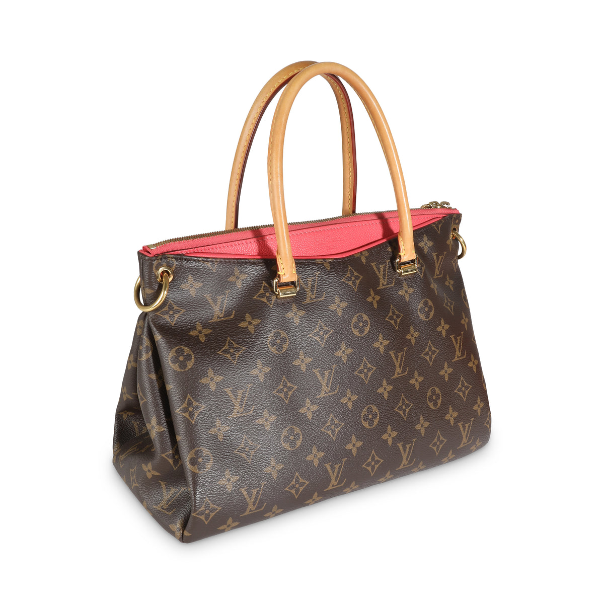 Litchi Monogram Canvas Pallas