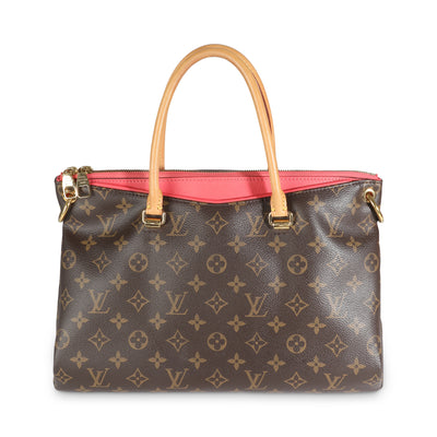 Litchi Monogram Canvas Pallas