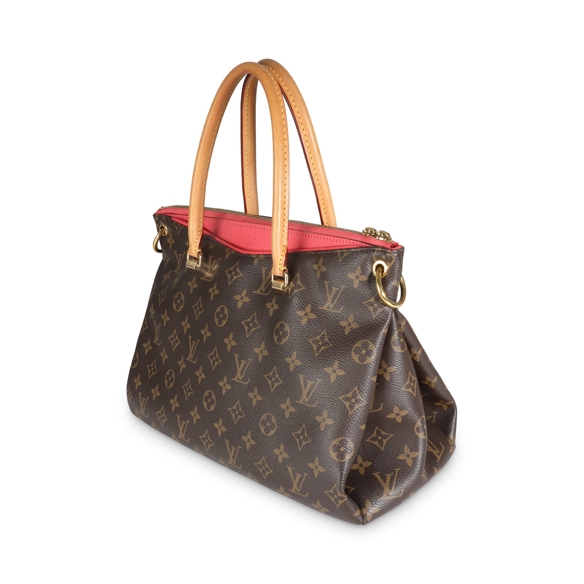 Litchi Monogram Canvas Pallas