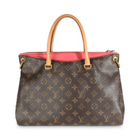 Litchi Monogram Canvas Pallas