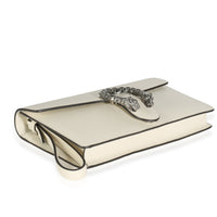 Mystic White Calfskin Dionysus Wristlet Clutch