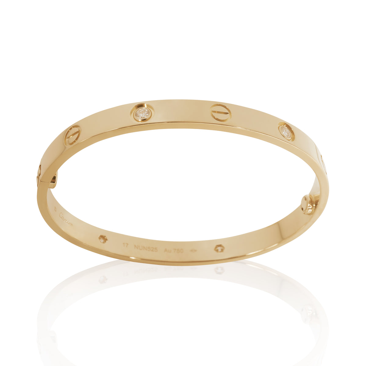 Love Bracelet, Diamonds (Yellow Gold)