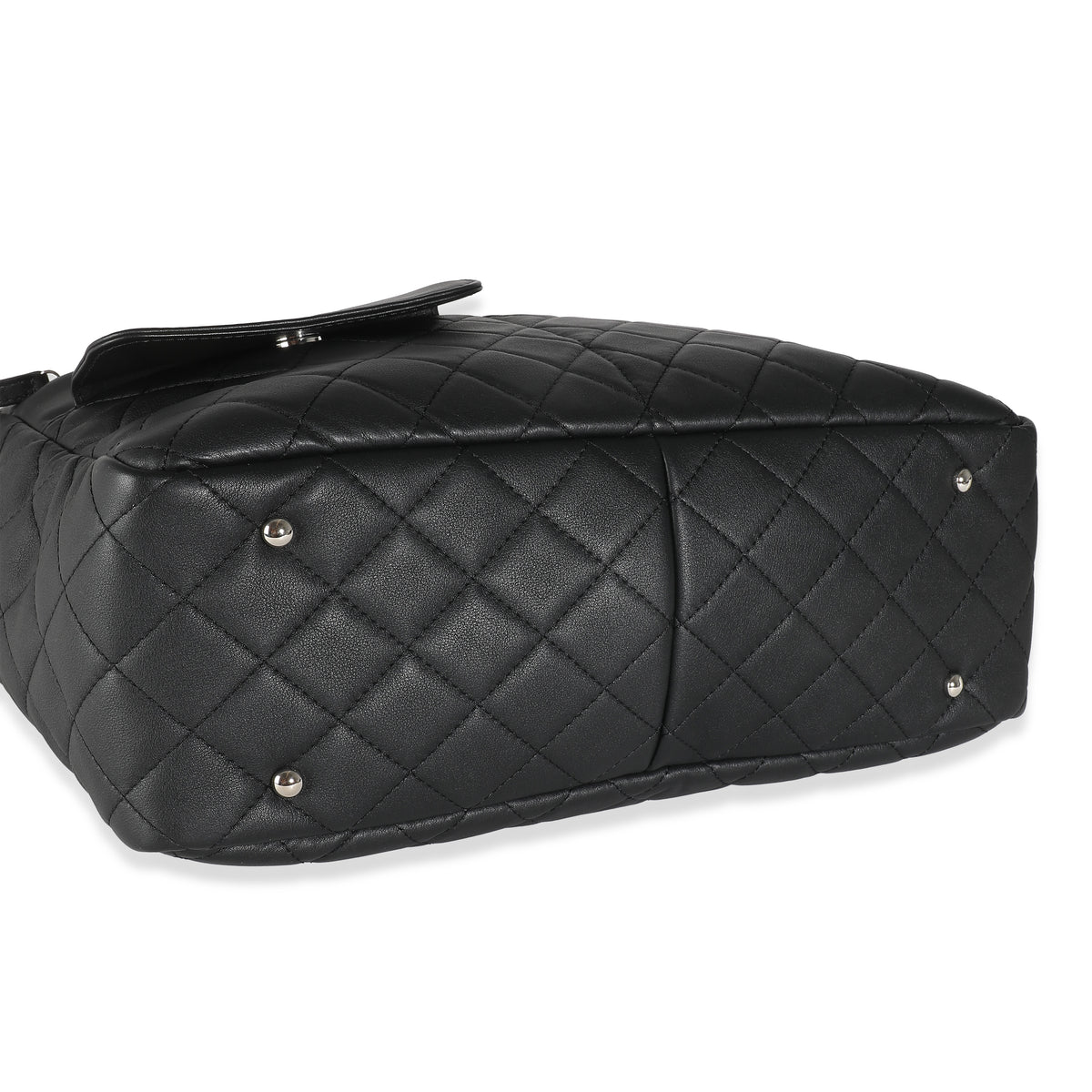 20C Black Quilted Lambskin Ultra Pocket Tote