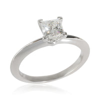 Tiffany Solitaire Engagement Ring in  Platinum F VS1 0.57 CTW