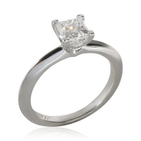 Tiffany Solitaire Engagement Ring in  Platinum F VS1 0.57 CTW