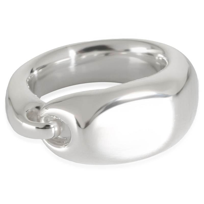 Reflection Signet Ring in  Sterling Silver