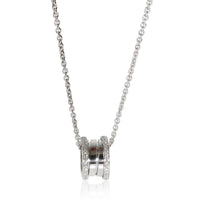 B.zero1 Fashion Necklace in 18k White Gold 0.38 CTW