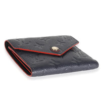 Marine Rouge Monogram Empreinte Victorine Wallet